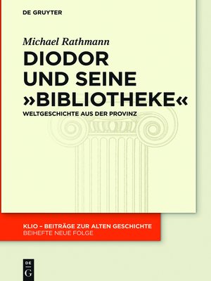 cover image of Diodor und seine "Bibliotheke"